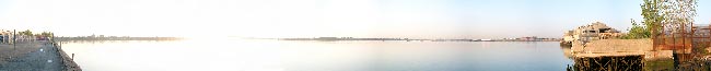 Sunrise over Rikers Island