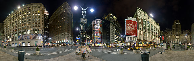 Herald Square and Macys (Flower Show)