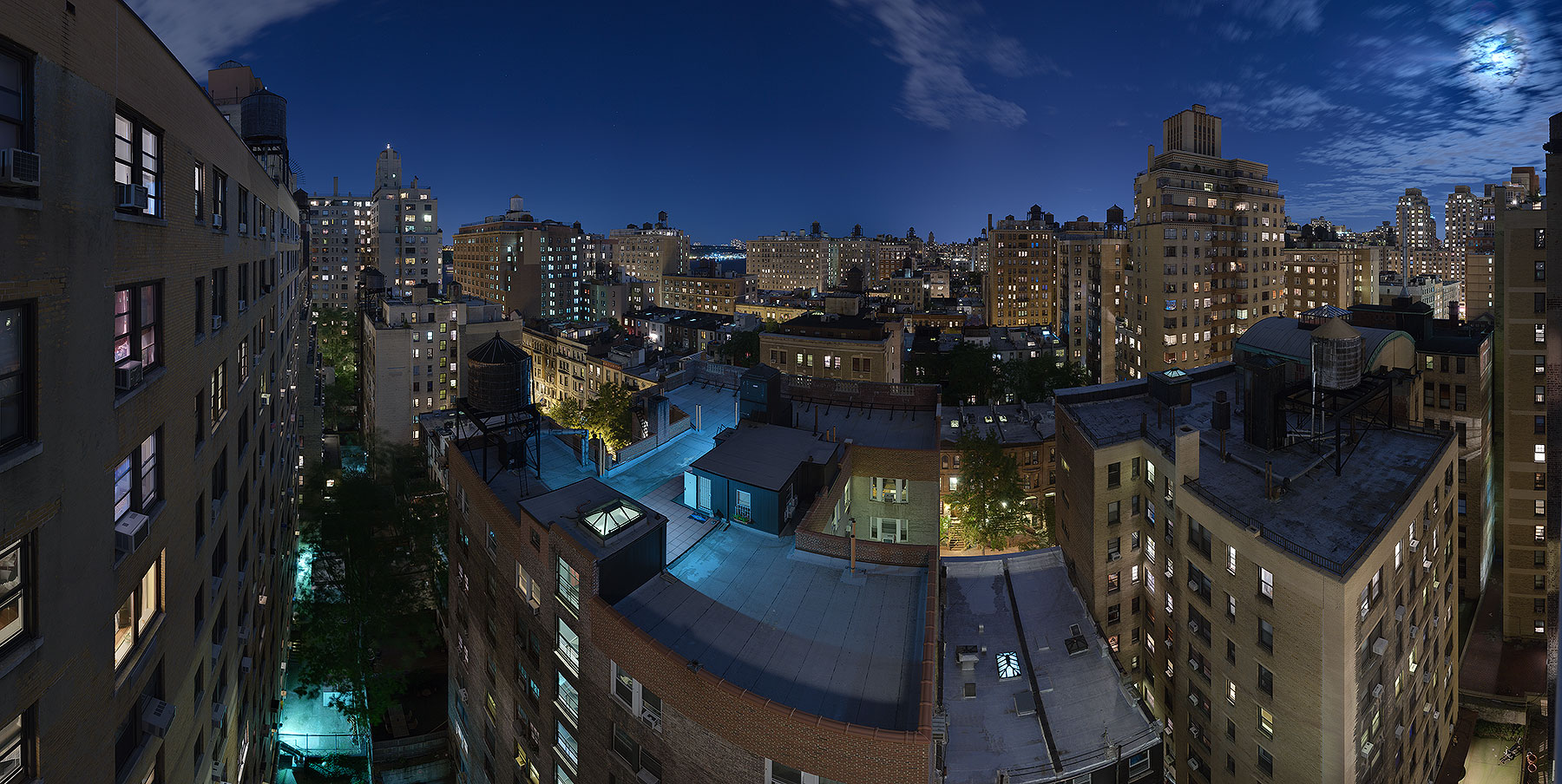 Upper West Side Backyards » New York Panorama