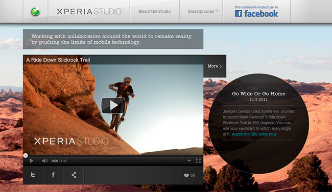 Xperia Studio - Go wide or go home